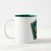 Modoc National Forest Camping Zweifarbige Tasse (Links)