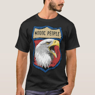 Modoc People Amerikanische Ureinwohner Tribe Eagle T-Shirt