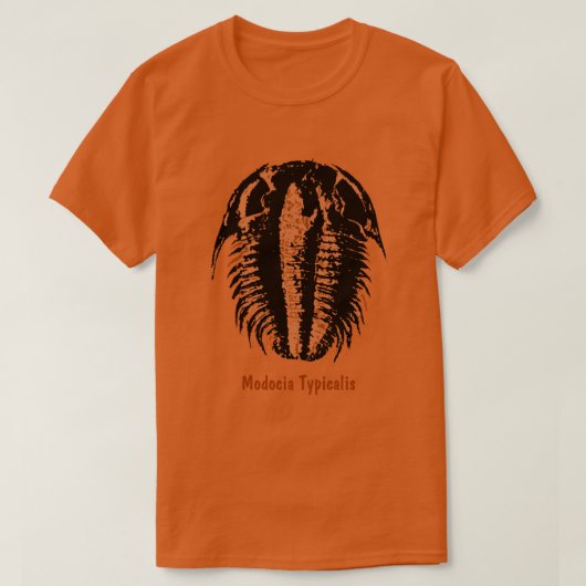 Modocia Typicalis Fossil Trilobit T-Shirt (Design vorne)