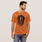 Modocia Typicalis Fossil Trilobit T-Shirt (Vorne ganz)