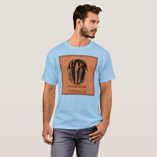 Modocia Typicalis Fossil Trilobit T-Shirt (Vorne ganz)
