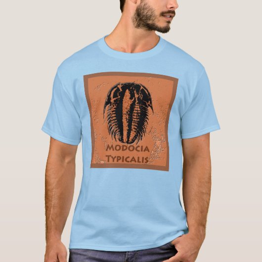 Modocia Typicalis Fossil Trilobit T-Shirt (Vorderseite)