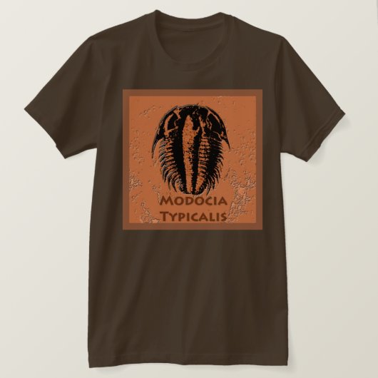Modocia Typicalis Fossil Trilobit T-Shirt (Design vorne)