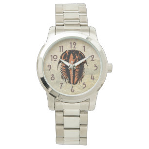 Modocia Typicalis Fossilien Trilobit Armbanduhr