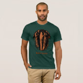 Modocia Typicalis Fossilienfisch T-Shirt (Vorne ganz)