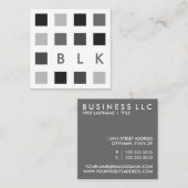 Modquadrate Quadratische Visitenkarte (Vorne/Hinten)