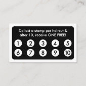 Modrasiermesser-Briefmarkenkarte Treuekarte (Rückseite)