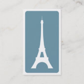 Modreise (Eiffel-Turm) Visitenkarte (Rückseite)