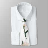 Modren blush pink floral krawatte (Gebunden)