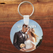 Modren blush pink floral schlüsselanhänger (Rückseite)