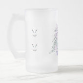 MODRN ART WHITE SILVER WENIGER IST MEHR MATTGLAS BIERGLAS (Links)