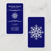 Modschneeflocke Visitenkarte (Vorne/Hinten)