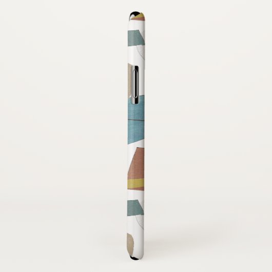 Modsechziger jahre abstrakter multi Farbdruck Case-Mate iPhone Hülle (Hinten/Rechts)