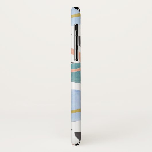 Modsechziger jahre abstrakter multi Farbdruck Case-Mate iPhone Hülle (Hinten/Links)