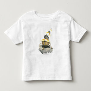Modul Apollo 11 Eagle, das vom Mond sich entfernt Kleinkind T-shirt