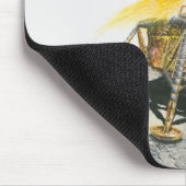 Modul Apollo 11 Eagle, das vom Mond sich entfernt Mousepad (Ecke)