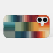 Modular Retro Layout iPhone 16 Hülle (Rückseite (Horizontal))