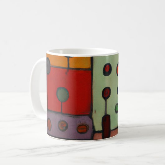 Modular-Synth-Design für digitale Harmonie Kaffeetasse (Vorderseite Links)