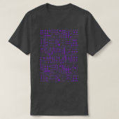 Modular synthesizer eurorack synth  (3) T-Shirt (Design vorne)