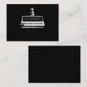 Modular Synthesizer Keyboard Music Producer Cat Sy Visitenkarte (Vorne/Hinten)