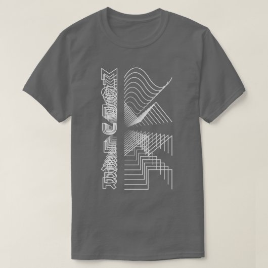 Modular Waveform Audio Analog Design Modular Gesch T-Shirt (Design vorne)