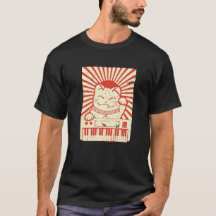 Modulare Katze Japanisches Musikinstrument Modular T-Shirt
