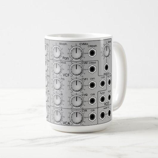 Modulare Synth Tasse (VorderseiteRechts)