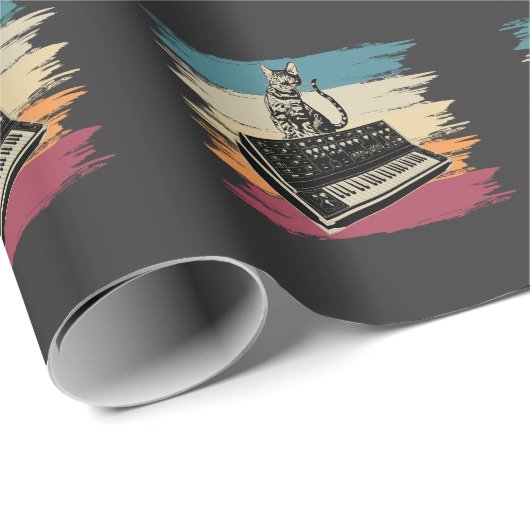 Modularer Synthesizer Elektronische Musik Analog C Geschenkpapier (Rolleneckpunkt)