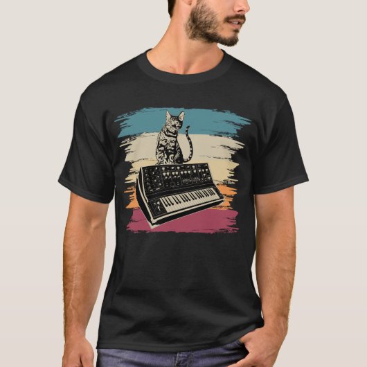 Modularer Synthesizer Elektronische Musik Analog C T-Shirt (Vorderseite)