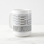 Modularer synthesizer kaffeetasse (Vorderseite Links)