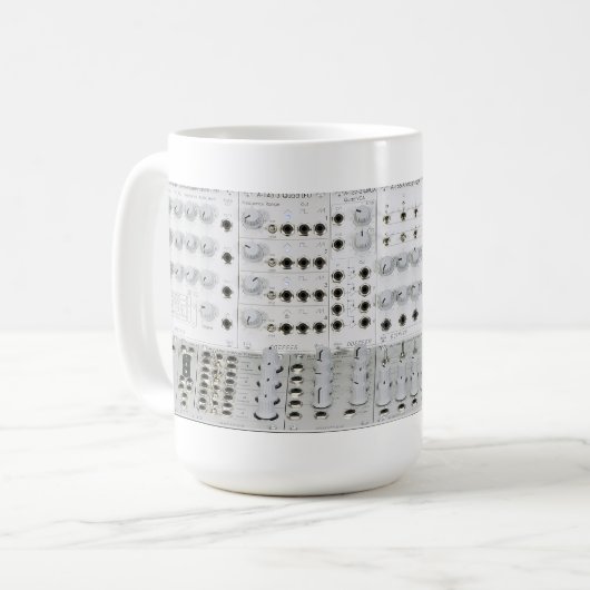 Modularer synthesizer kaffeetasse (Vorderseite Links)