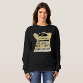 Modularer Synthesizer-Katze Sweatshirt (Vorne ganz)