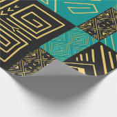 Modulares Afrika Geschenkpapier (Ecke)