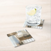 Modulares Layout I Rechteckiger Pappuntersetzer (Vor Ort)