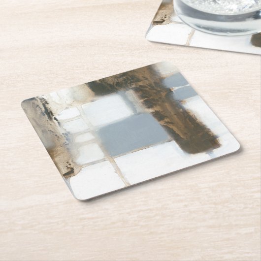 Modulares Layout II Rechteckiger Pappuntersetzer (angewinkelt)