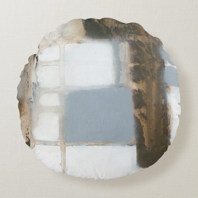 Modulares Layout II Rundes Kissen (Vorderseite)