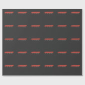 Modulares Synthesizer-Tastatur-Analog-Waveform Geschenkpapier (Flach)