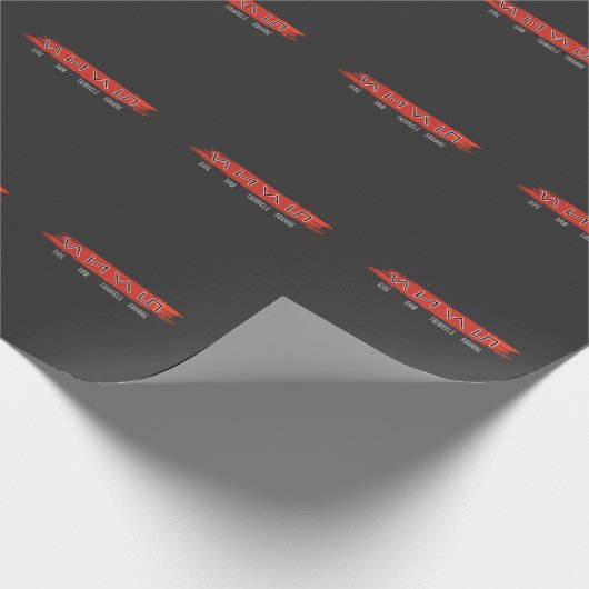 Modulares Synthesizer-Tastatur-Analog-Waveform Geschenkpapier (Ecke)