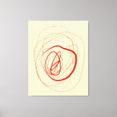 Modulierte Linie gesteppte Canvas Print Leinwanddruck (Vorderseite)