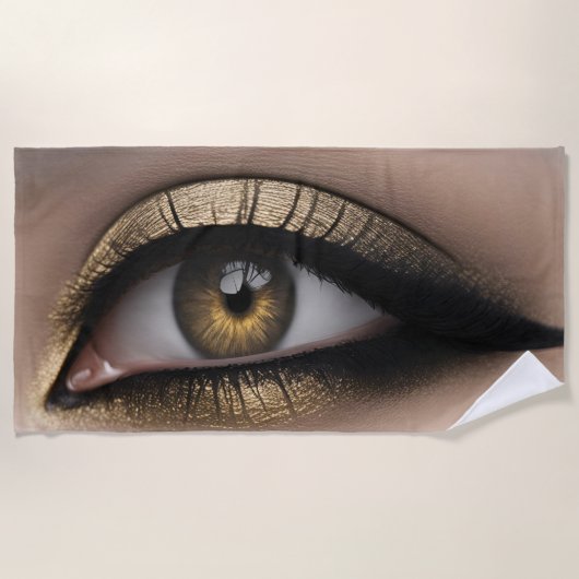Moduo Eyes Strandtuch (Vorderseite)