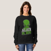Modus Alien auf einem externen USB-Weltraumschiff Sweatshirt (Vorne ganz)