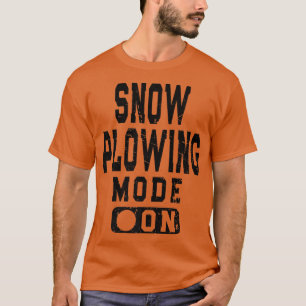 Modus mit Sonnenschnee-Pflug auf dem Snowpflug Dri T-Shirt