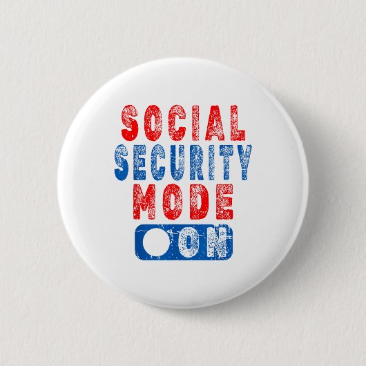 Modus "Soziale Sicherheit" - Spaß hochrangiger Bür Button (Vorderseite)