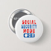Modus "Soziale Sicherheit" - Spaß hochrangiger Bür Button (Vorne & Hinten)