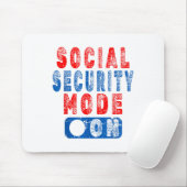 Modus "Soziale Sicherheit" - Spaß hochrangiger Bür Mousepad (Mit Mouse)