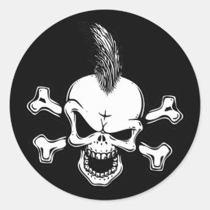 Moe Hawkins Runder Aufkleber