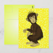 Moe Monkey Postkarte (Vorne/Hinten)