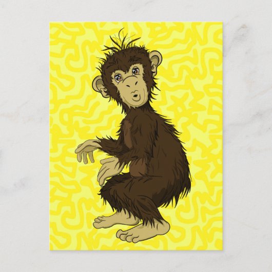 Moe Monkey Postkarte (Vorderseite)