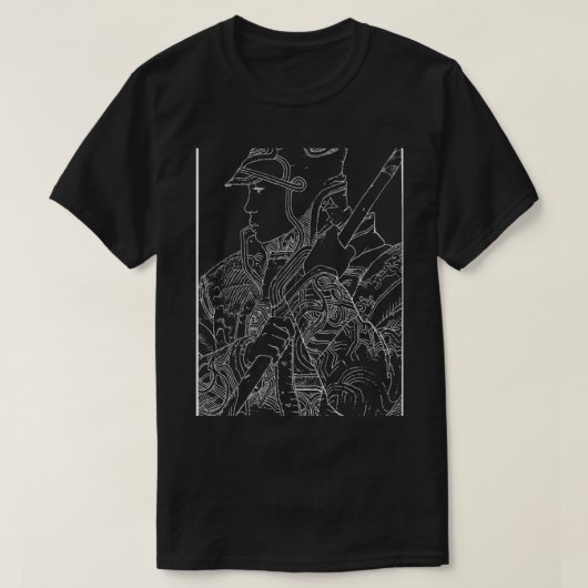 Moebius Jean Giraud Illustration T-Shirt (Design vorne)