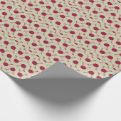Moebius Streifen: Unendlicher rot-grüner Tile Geschenkpapier (Ecke)